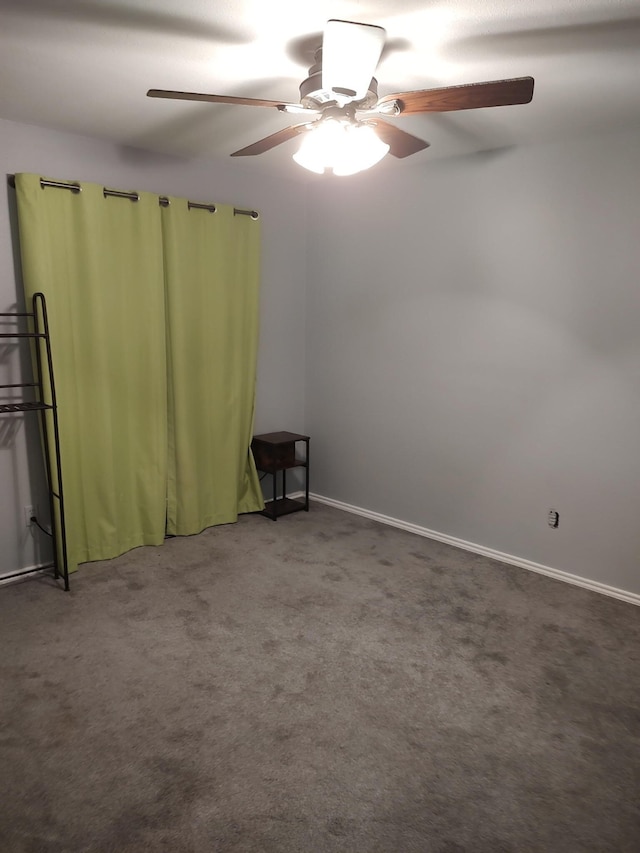 3125 Hells Gate Loop Unit 29, Strawn, TX 76475 - carpeted spare room with ceiling fan