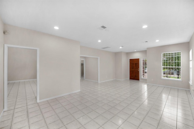 13535 San Martin Ln, Houston, TX 77083 - unfurnished room with recessed lighting and light tile patterned floors