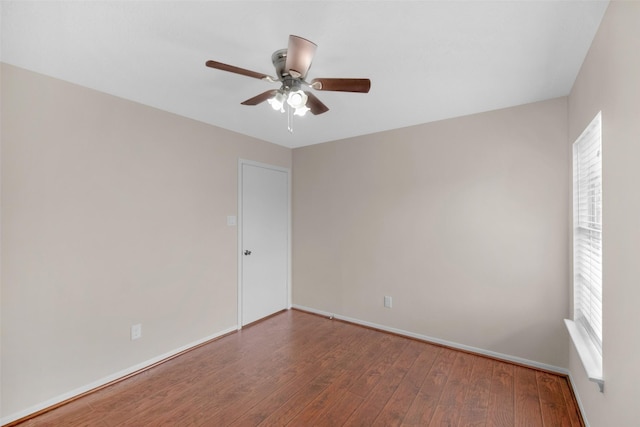13535 San Martin Ln, Houston, TX 77083 - empty room with ceiling fan, wood-type flooring, and healthy amount of natural light