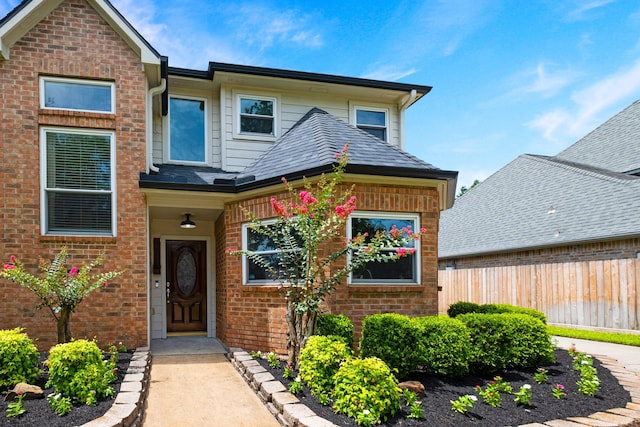 10603 Wagon Trail Rd, Houston, TX 77064 - view of front of property with brick siding
