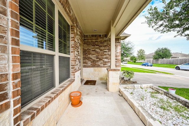 20603 Flintoff Ln, Katy, TX 77449 - view of covered porch