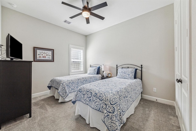 2802 Tarragon Crest Dr, Katy, TX 77494 - bedroom featuring carpet and ceiling fan