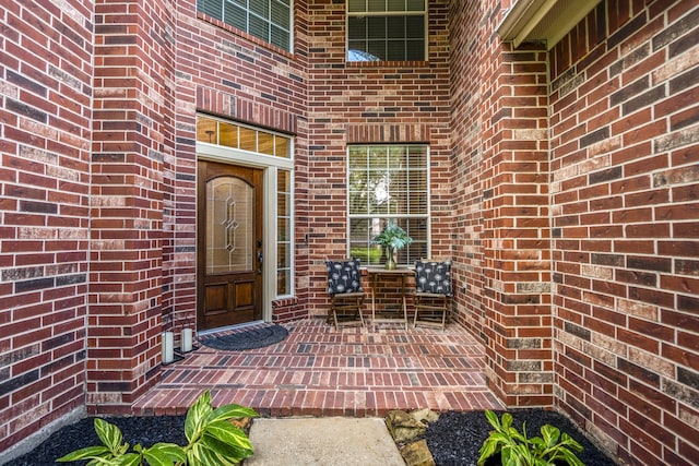 7214 Emerald Run Ln, Spring, TX 77379 - view of exterior entry with brick siding