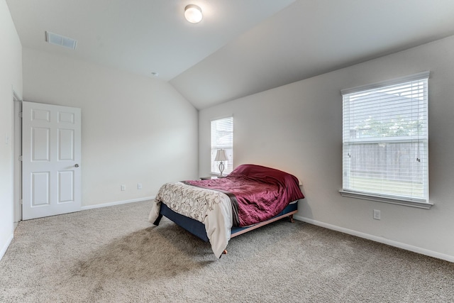 14726 Lark Sky Way, Cypress, TX 77429 - bedroom with carpet and vaulted ceiling