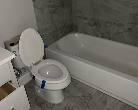 19007 Dappled Mare Cir, Tomball, TX 77377 - full bathroom with a tub and vanity