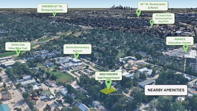 4922 Hoover St Unit A, Houston, TX 77092 - map of property / related area