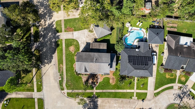 1403 Maygrove Dr, Sugar Land, TX 77498 - aerial view of a pool area