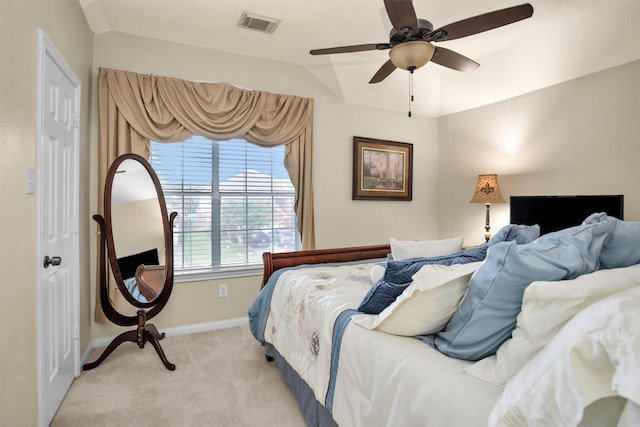 21006 Indigo Field Ln, Richmond, TX 77407 - bedroom with light carpet and ceiling fan