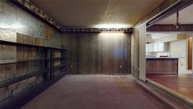 6619 Heron Dr, Houston, TX 77087 - interior space featuring wooden walls