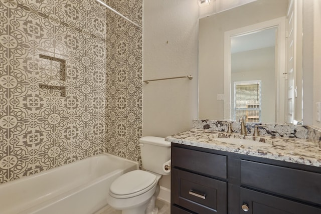 19019 Dappled Mare Cir, Tomball, TX 77377 - full bathroom with vanity and bathtub / shower combination