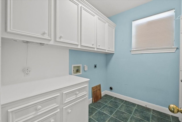 2250 Broadway St, San Leon, TX 77539 - washroom featuring cabinet space, electric dryer hookup, and washer hookup