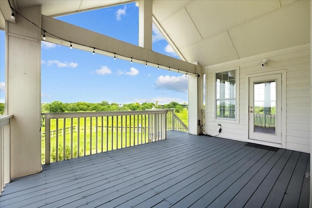 2250 Broadway St, San Leon, TX 77539 - view of wooden deck