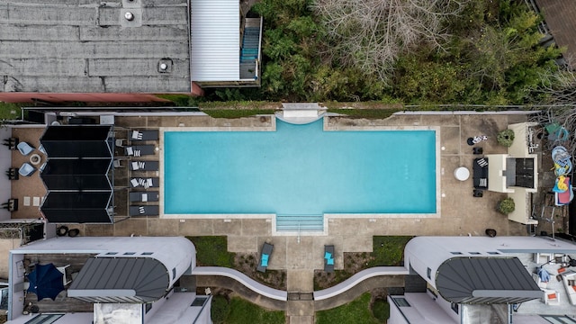1395 Arlington St Unit 1395, Houston, TX 77008 - bird's eye view of a pool