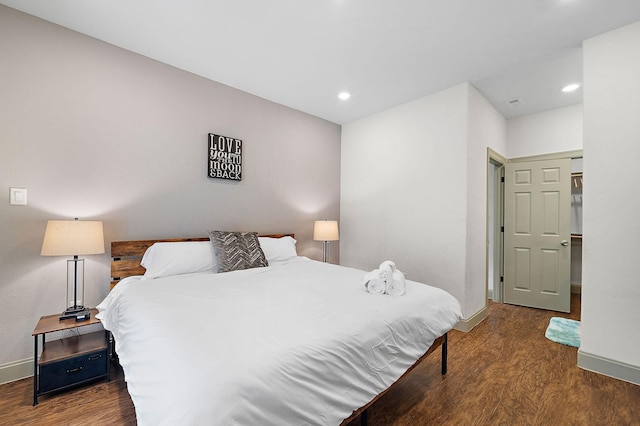 4209 Gunter St, Houston, TX 77020 - bedroom featuring wood finished floors and recessed lighting
