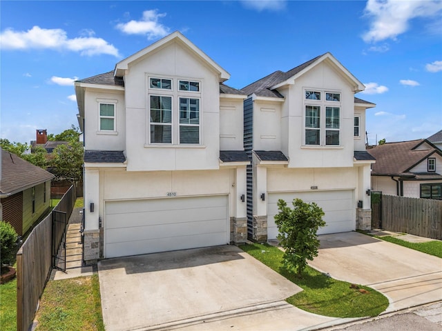 4510 Vernon St, Houston, TX 77020 - view of front of house with roof with shingles and stucco siding