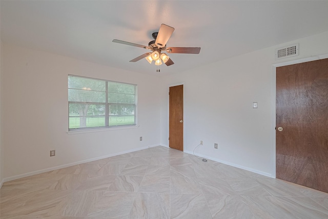1640 Shepherd St, Hempstead, TX 77445 - empty room with ceiling fan and baseboards