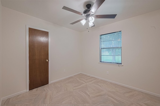1640 Shepherd St, Hempstead, TX 77445 - unfurnished room featuring baseboards and ceiling fan