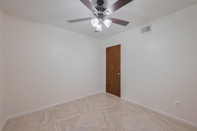 1640 Shepherd St, Hempstead, TX 77445 - empty room with baseboards and ceiling fan