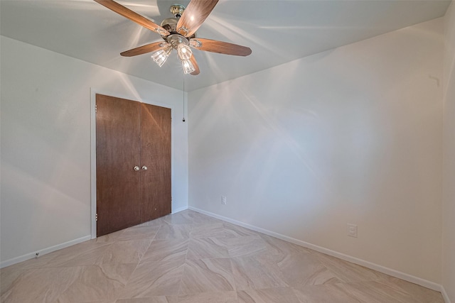 1640 Shepherd St, Hempstead, TX 77445 - unfurnished bedroom with ceiling fan and a closet