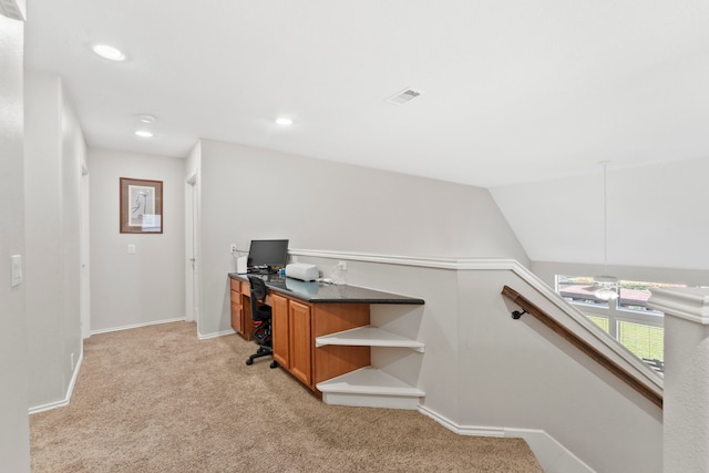 13815 Lake Livingston Dr, Houston, TX 77044 - office featuring light carpet and recessed lighting