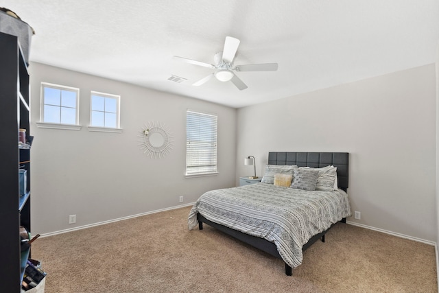 13815 Lake Livingston Dr, Houston, TX 77044 - bedroom featuring carpet flooring and a ceiling fan