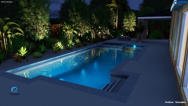 28622 Mountain Timber Ct, Fulshear, TX 77441 - swimming pool with a patio area and an in-ground hot tub