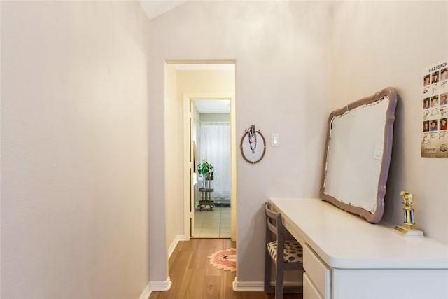 14419 Timbergreen Dr, Magnolia, TX 77355 - hall featuring light wood finished floors and baseboards