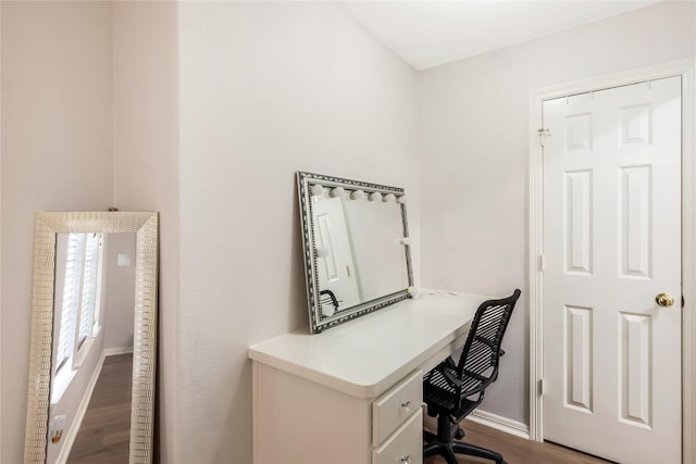 14419 Timbergreen Dr, Magnolia, TX 77355 - office space with wood finished floors and built in study area