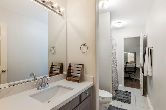 14419 Timbergreen Dr, Magnolia, TX 77355 - bathroom featuring tile patterned flooring and vanity