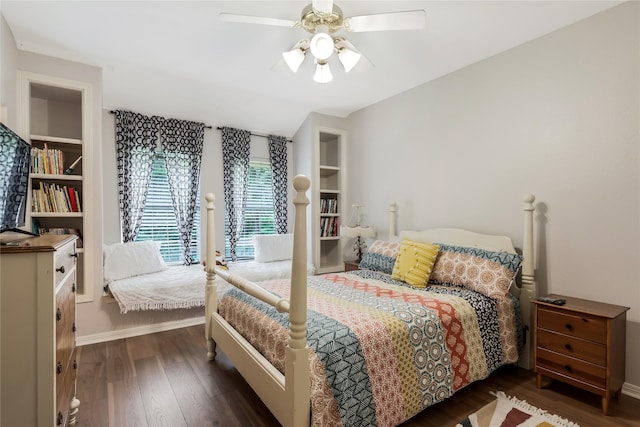14419 Timbergreen Dr, Magnolia, TX 77355 - bedroom with wood finished floors and a ceiling fan