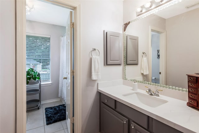14419 Timbergreen Dr, Magnolia, TX 77355 - bathroom featuring vanity and tile patterned flooring