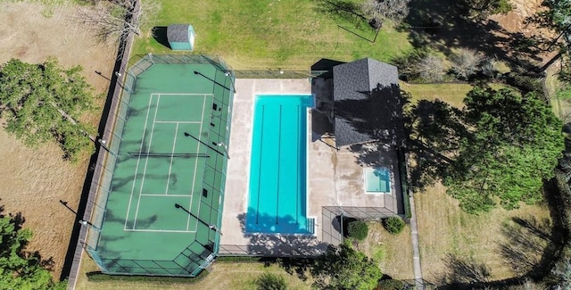 14419 Timbergreen Dr, Magnolia, TX 77355 - view of subject property with a pool
