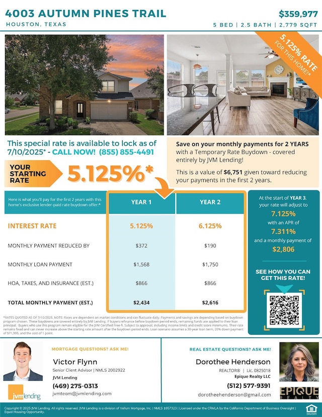 4003 Autumn Pines Trl, Houston, TX 77084 - view of a document with a collage of images
