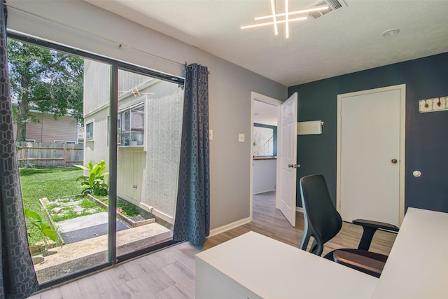 5210 Creek Shadows Dr, Houston, TX 77339 - office with wood finished floors and baseboards