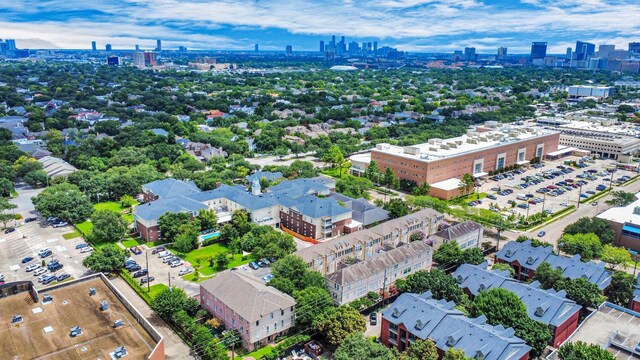 2930 Brompton Square Dr, Houston, TX 77025 - bird's eye view of city skyline