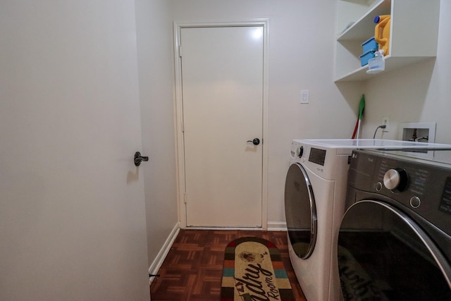 17803 Inland Oaks Dr, Richmond, TX 77407 - washroom with independent washer and dryer