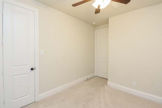 19750 Lago Terrace Loop, Richmond, TX 77407 - spare room featuring a ceiling fan and light carpet