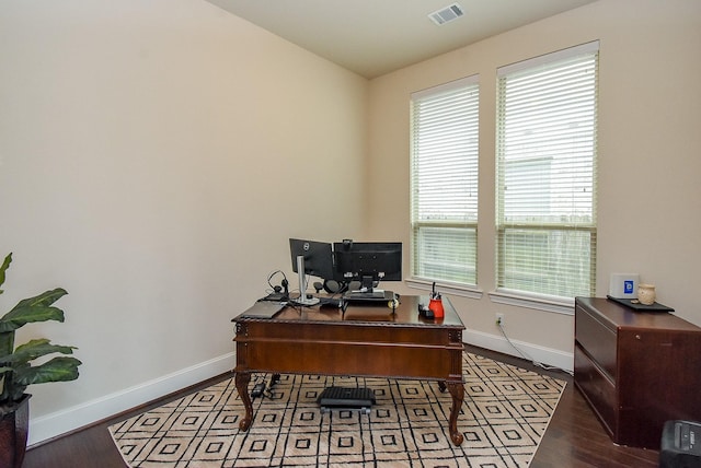 19750 Lago Terrace Loop, Richmond, TX 77407 - home office featuring wood finished floors