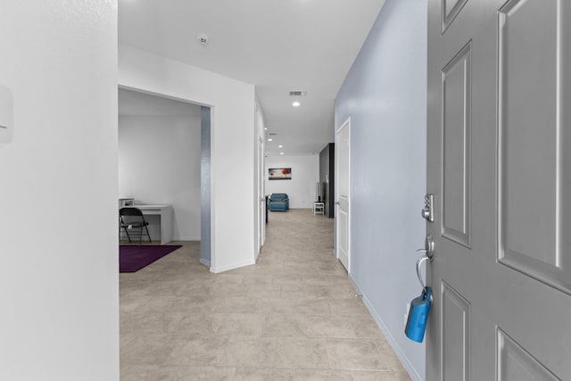 14205 Dream Rd, New Caney, TX 77357 - hall featuring recessed lighting and baseboards