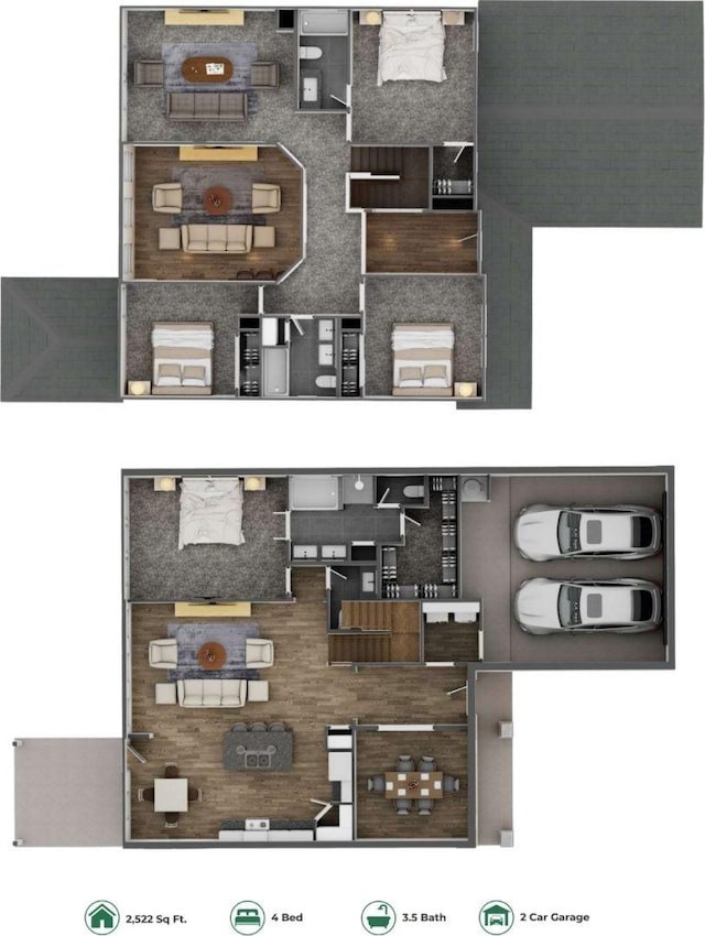 390 Kendall Crest Dr, Alvin, TX 77511 - view of floor plan / room layout