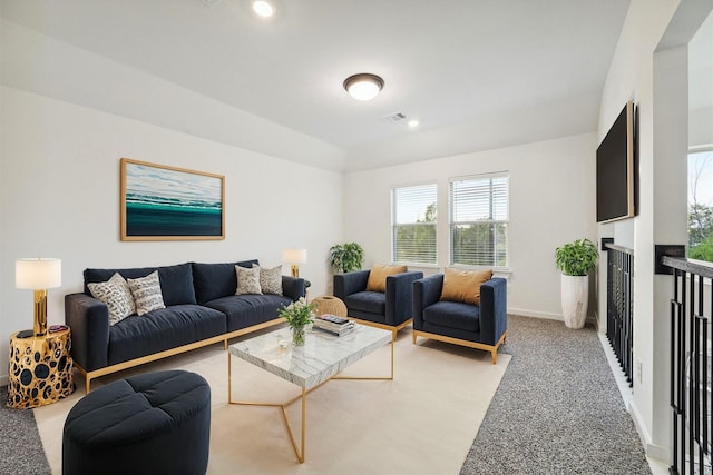 390 Kendall Crest Dr, Alvin, TX 77511 - living room with light colored carpet and recessed lighting