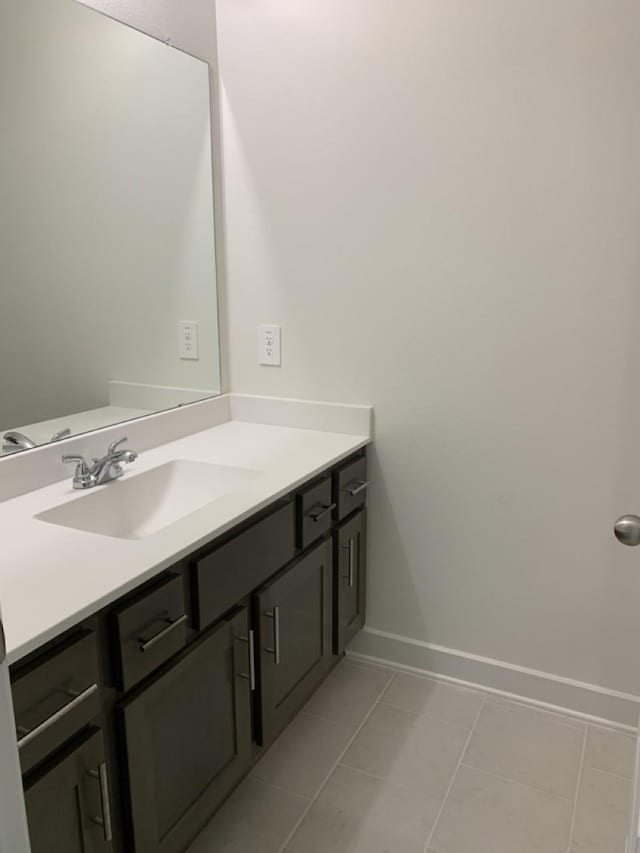 12515 Tullich Run Dr, Humble, TX 77346 - bathroom with vanity and tile patterned flooring