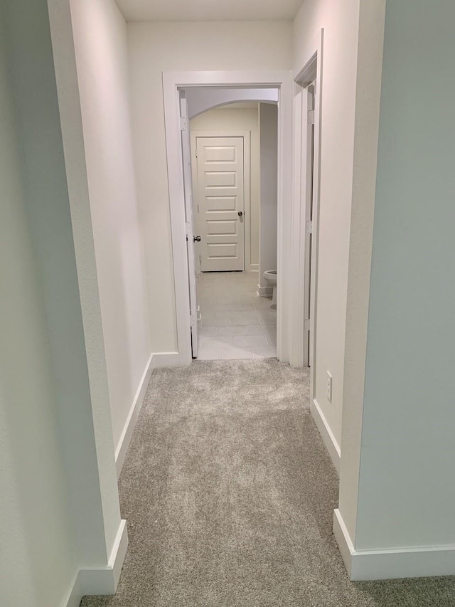 12515 Tullich Run Dr, Humble, TX 77346 - corridor featuring carpet floors and baseboards