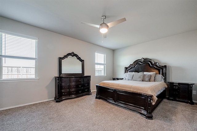 18623 Swainboro Dr, New Caney, TX 77357 - bedroom featuring carpet floors and a ceiling fan