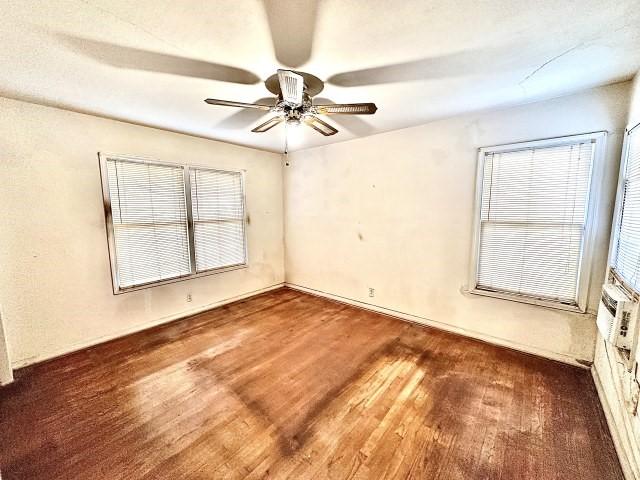 515 Vaky St, Corpus Christi, TX 78404 - spare room featuring ceiling fan and wood finished floors