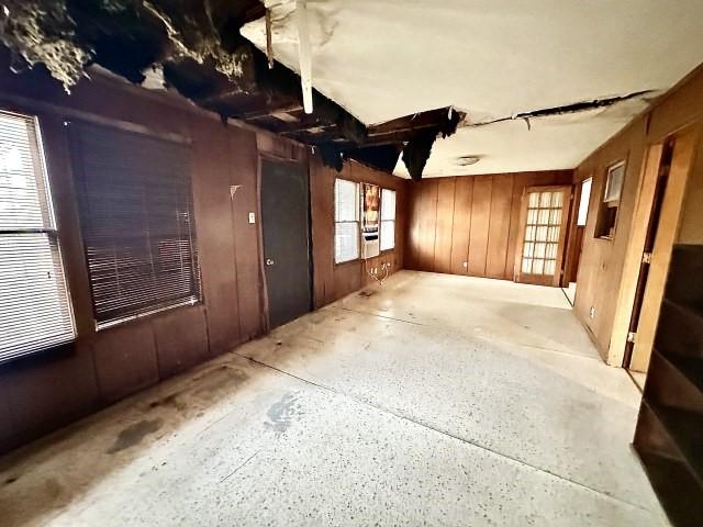 515 Vaky St, Corpus Christi, TX 78404 - garage with wooden walls