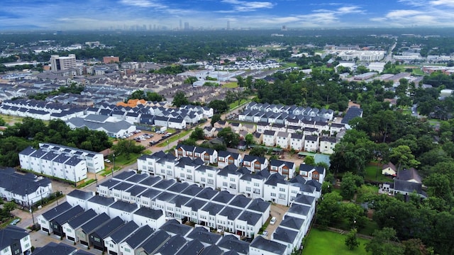 9016 Lonestar River Ln, Houston, TX 77080 - aerial view of property's location featuring nearby urban area