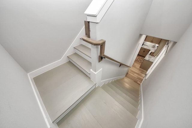 9016 Lonestar River Ln, Houston, TX 77080 - staircase featuring wood finished floors