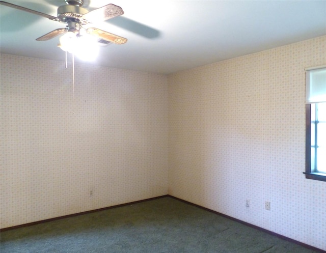 415 N Atchison St, Sealy, TX 77474 - unfurnished room featuring carpet floors and a ceiling fan