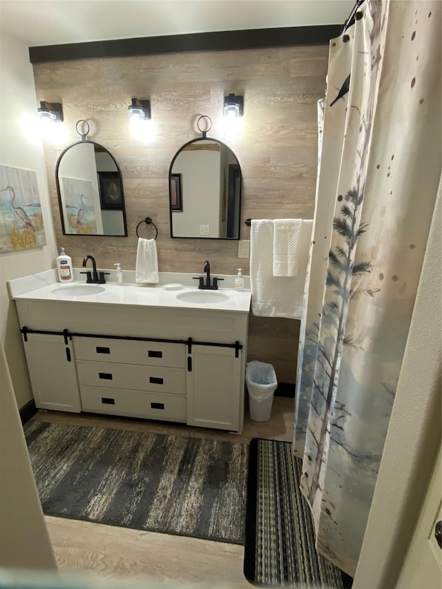 TRACT2 Private Road 648th St, Cedar Lake, TX 77414 - bathroom featuring double vanity